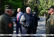 Photo of Lukashenko visits Air Force and Air Defense Command Center